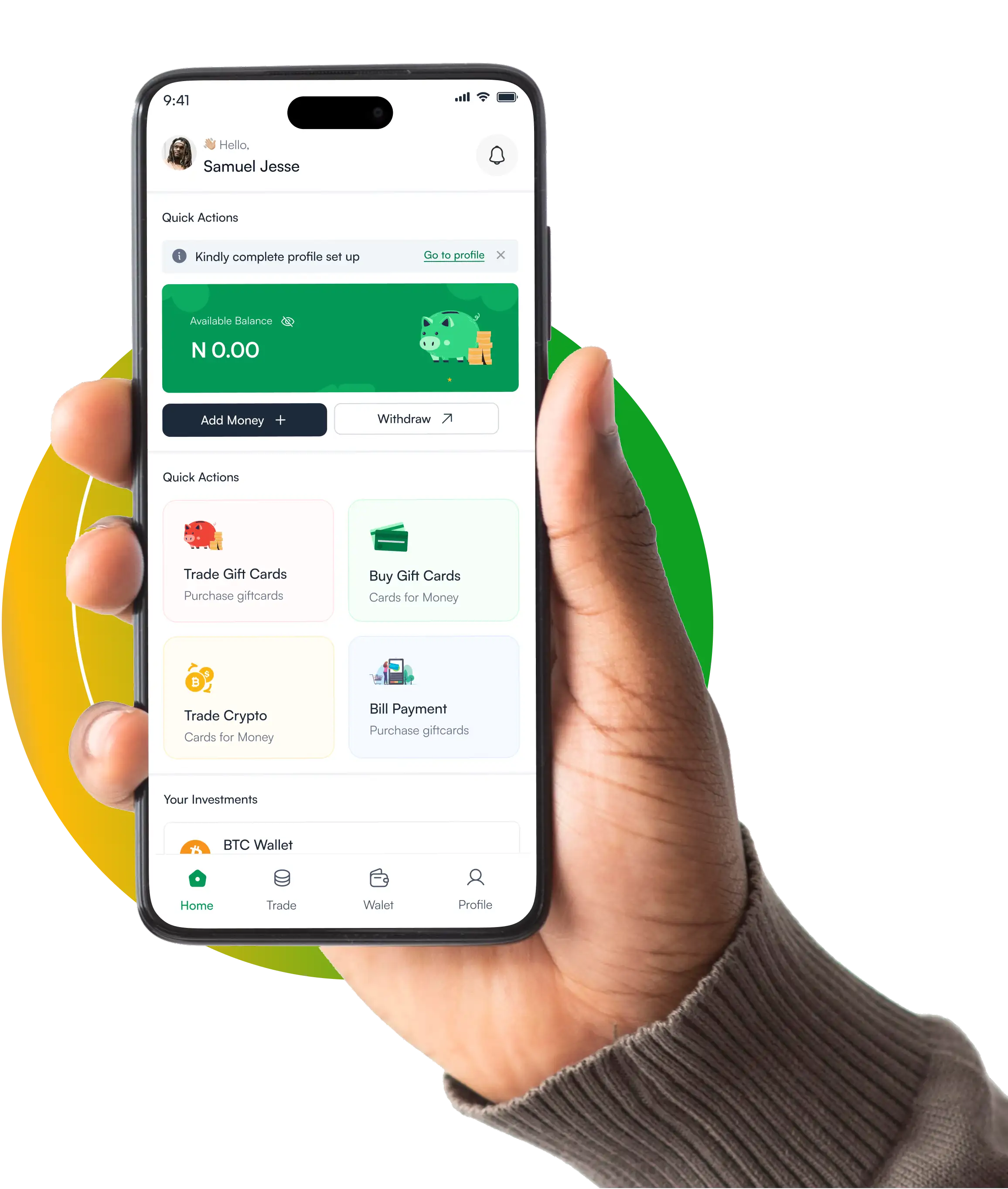 XPay App Interface